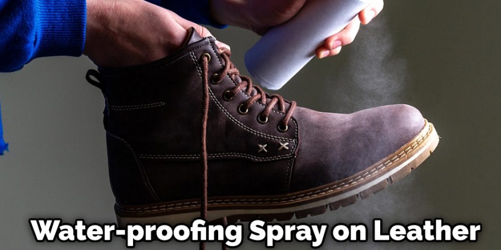 Water-proofing Spray on Leather