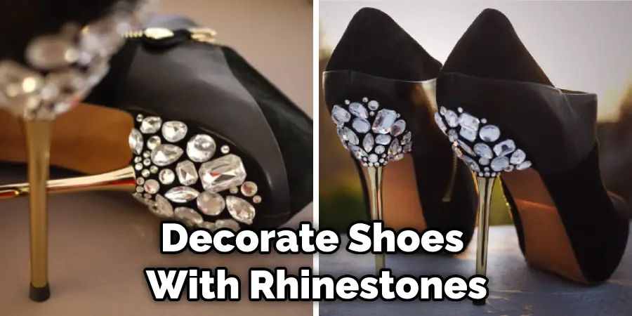 Decorate Shoes With Rhinestones