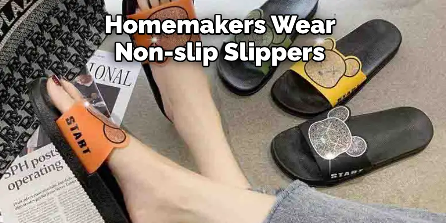 Homemakers Wear Non-slip Slippers 