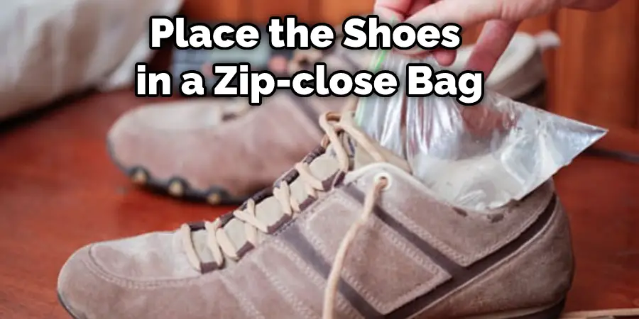 Place the Shoes in a Zip-close BagPlace the Shoes in a Zip-close Bag