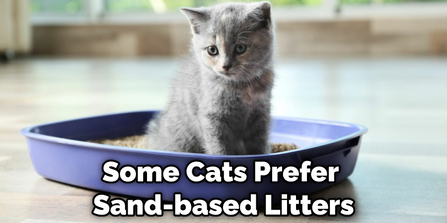 Some Cats Prefer Sand-based Litters