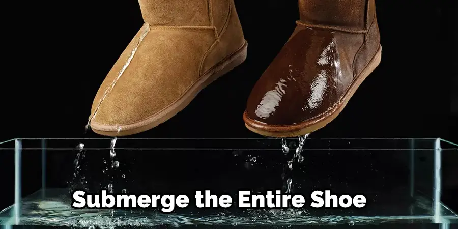 Submerge the Entire Shoe
