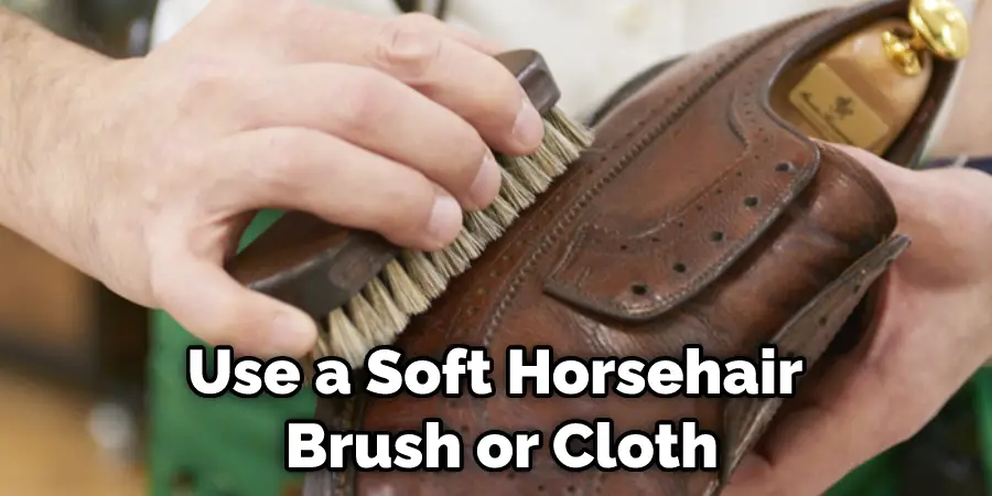 Use a Soft Horsehair Brush or Cloth