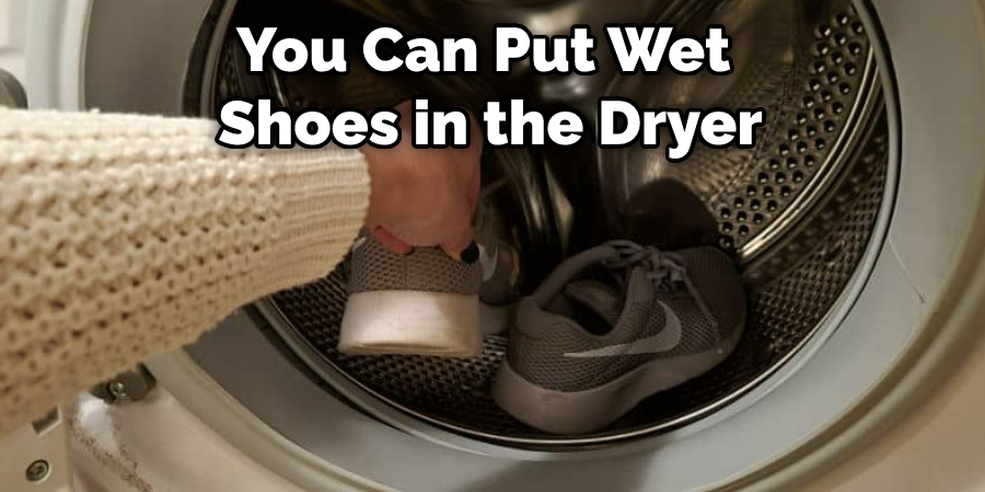 You Can Put Wet Shoes in the Dryer