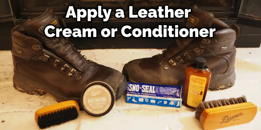 Apply a Leather Cream or Conditioner