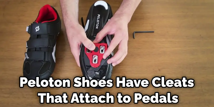 Peloton Shoes Have Cleats That Attach to Pedals