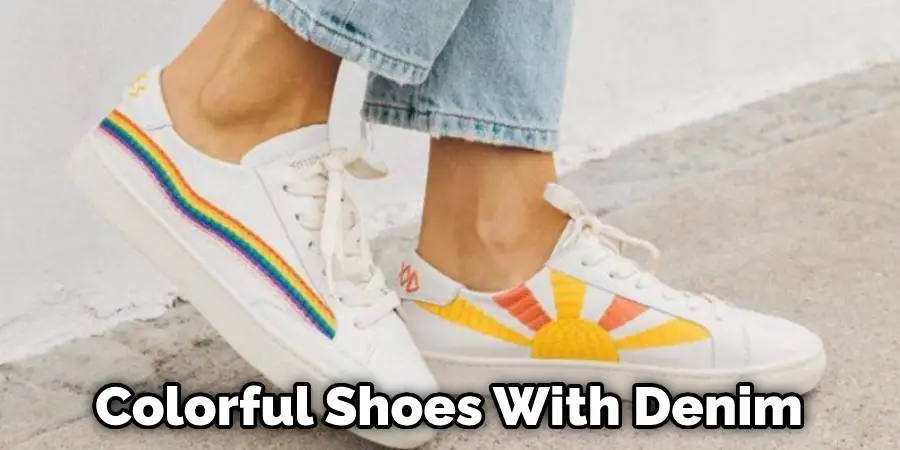 Colorful Shoes With Denim