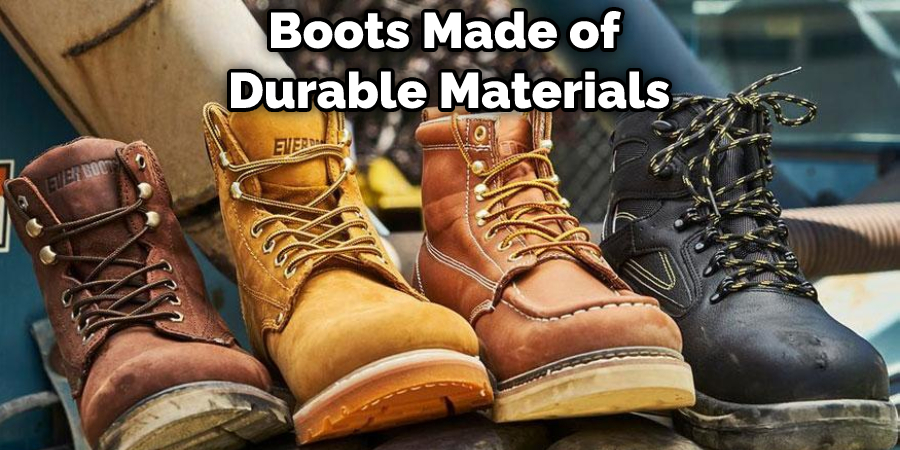 Boots Made of Durable Materials