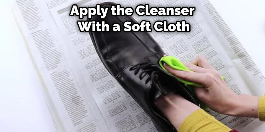 Apply the Cleanser  With a Soft Cloth
