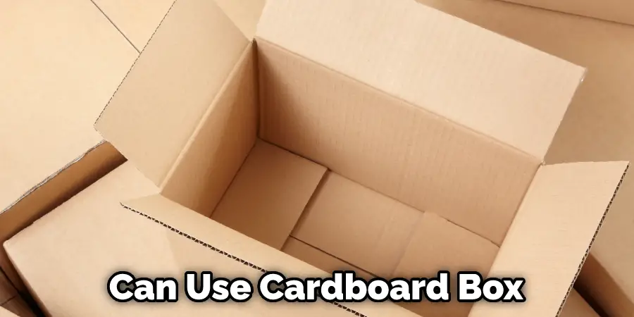 Can Use Cardboard Box