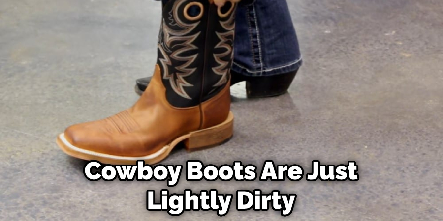 Cowboy Boots Are Just Lightly Dirty