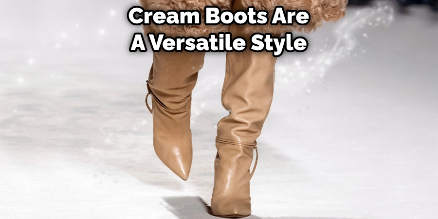 Cream Boots Are  A Versatile Style