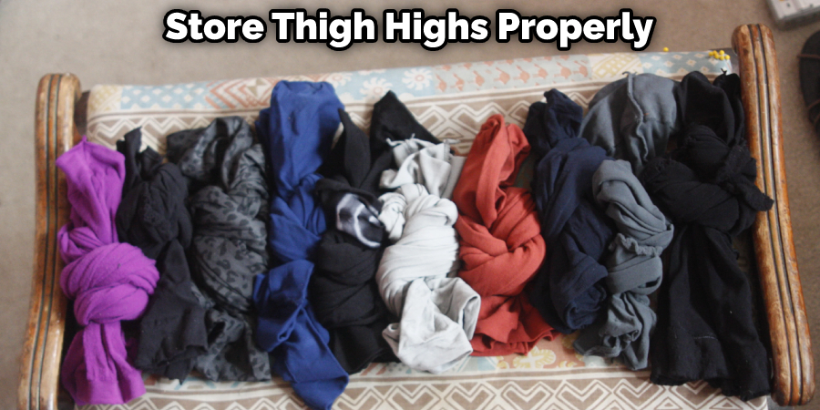 Store Thigh Highs Properly