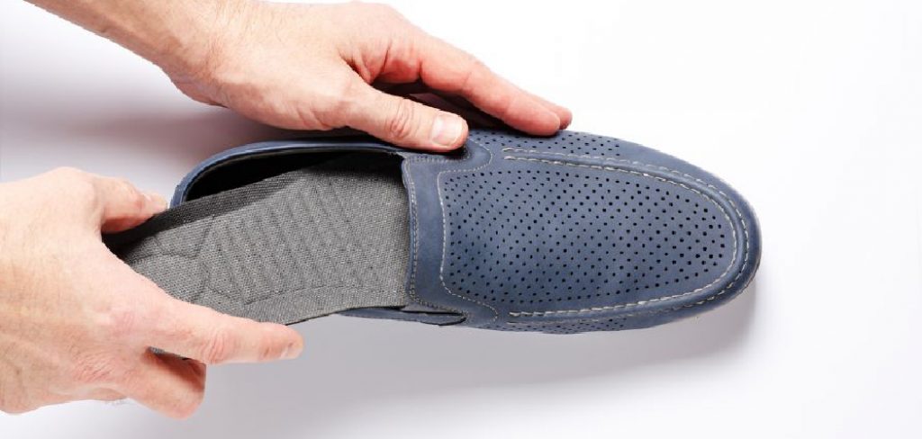 how to remove sewn in insoles