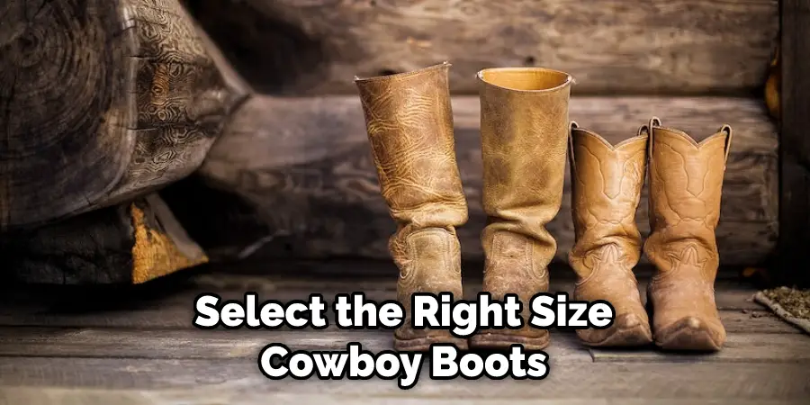 Select the Right Size Cowboy Boots