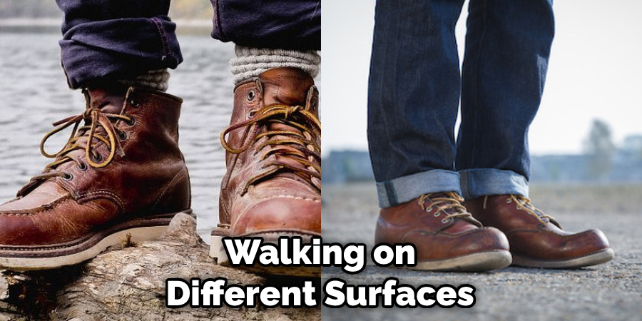 Walking on Different Surfaces