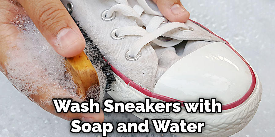 Wash Sneakers with Soap and Water