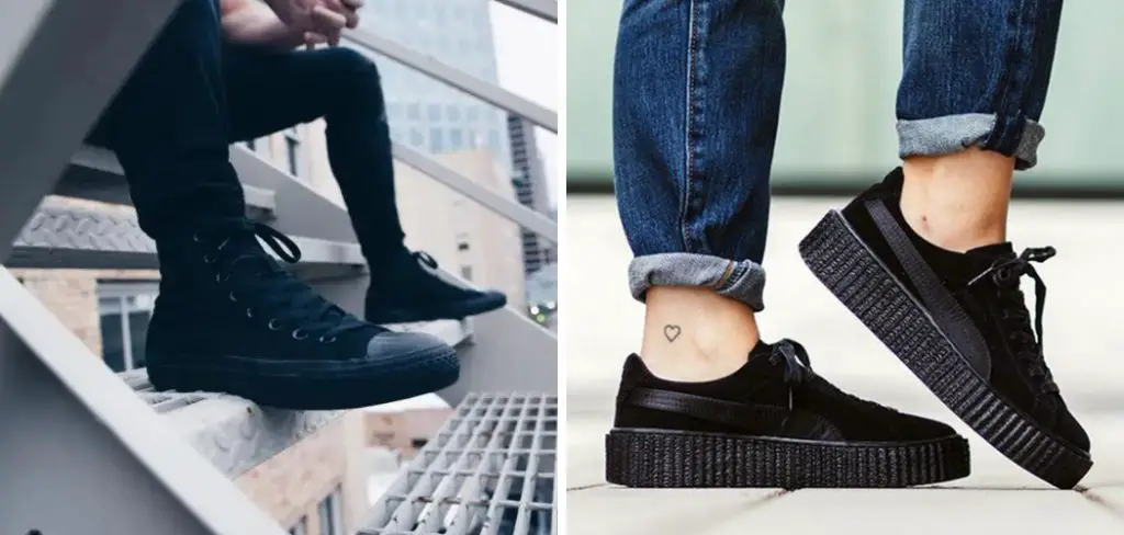 How to Style All Black Sneakers