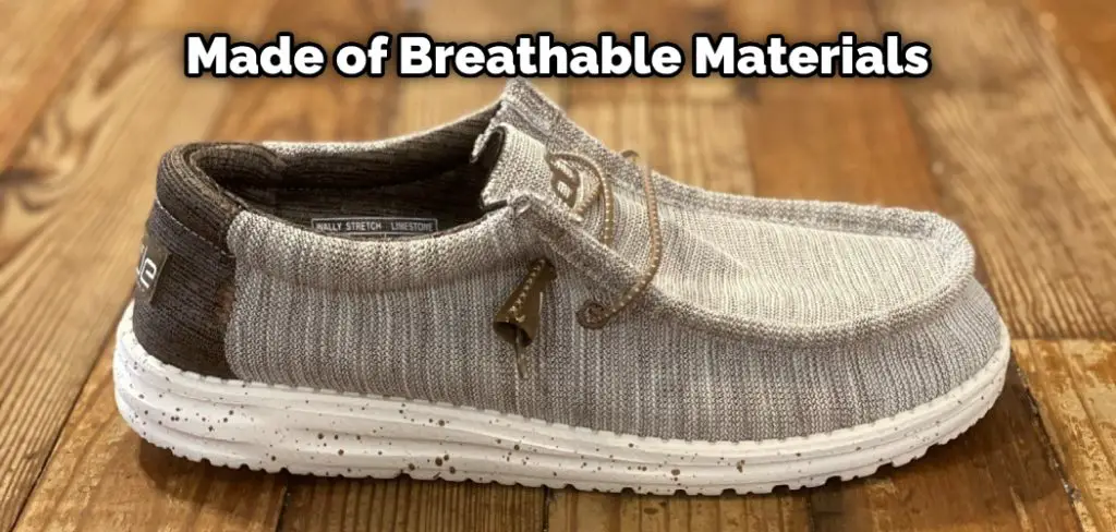 Made of Breathable Materials