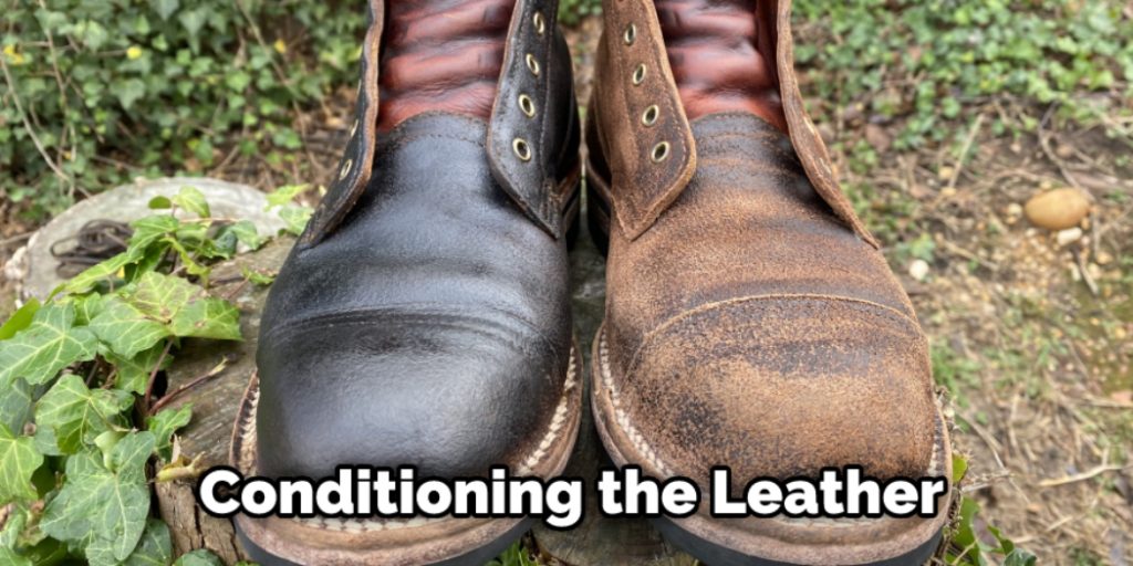 Conditioning the Leather