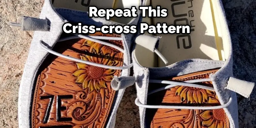 Repeat This Criss-cross Pattern