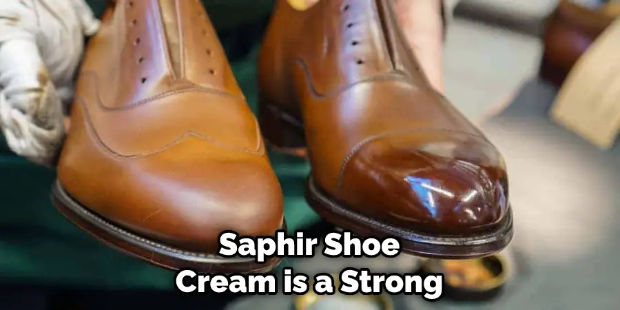 Saphir Shoe Cream is a Strong