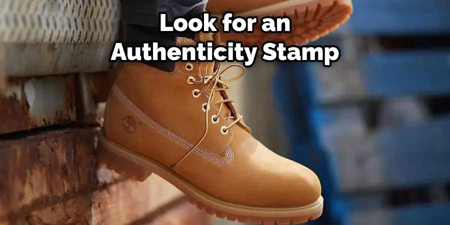 Look for an Authenticity Stamp