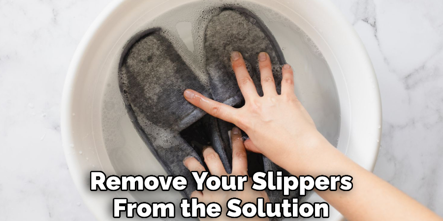Remove Your Slippers From the Solution