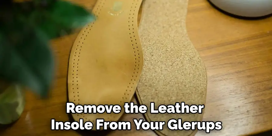 Remove the Leather Insole From Your Glerups