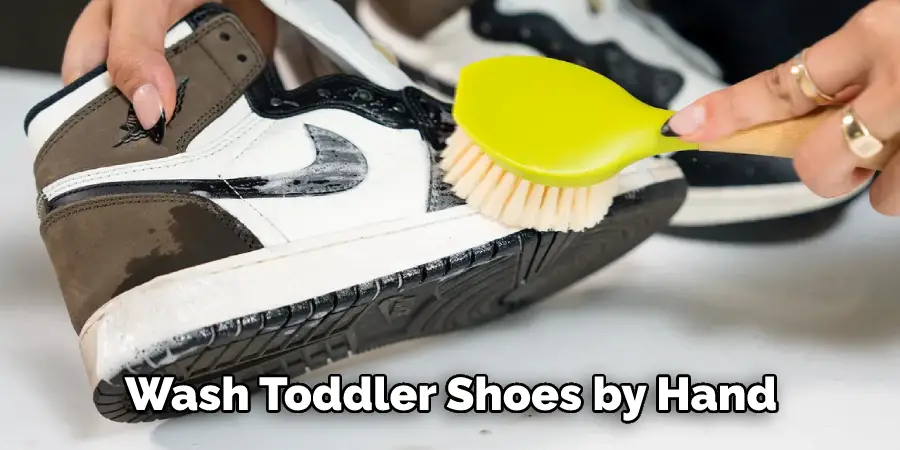 Wash Toddler Shoes by Hand