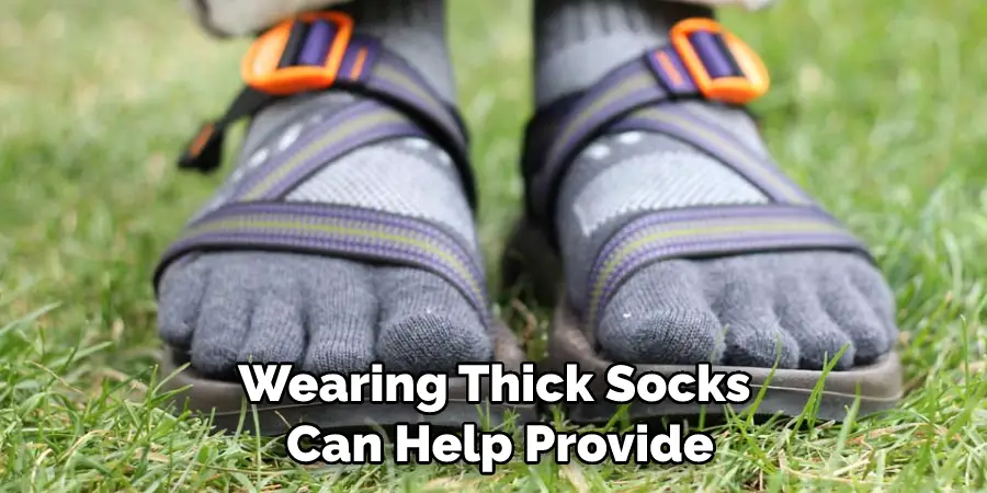 Wearing Thick Socks Can Help Provide