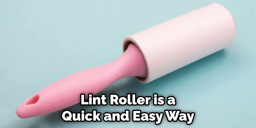Lint Roller is a Quick and Easy Way