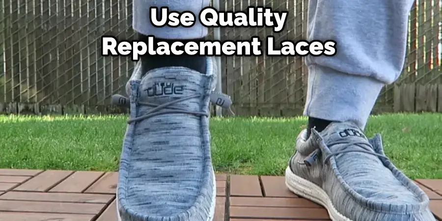 Use Quality Replacement Laces