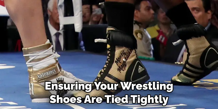 Ensuring Your Wrestling Shoes Are Tied Tightly