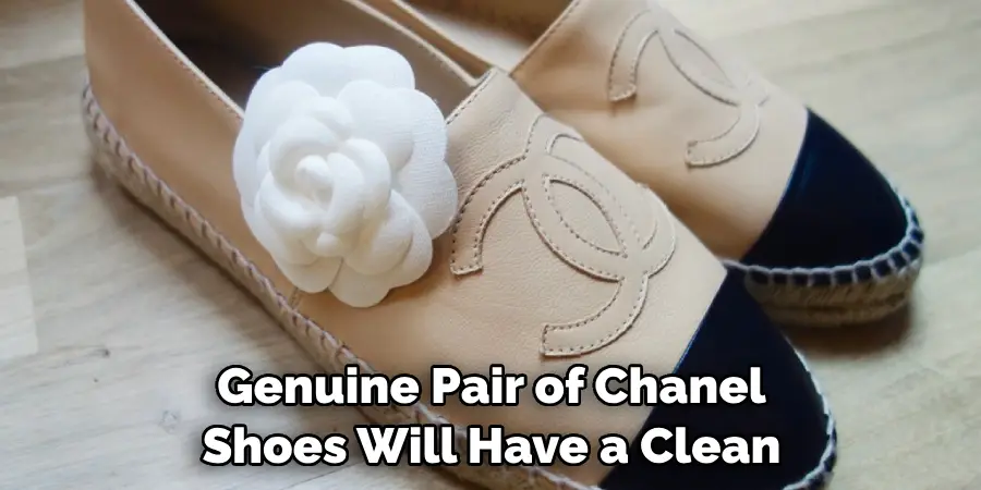 Genuine Pair of Chanel Shoes Will Have a Clean