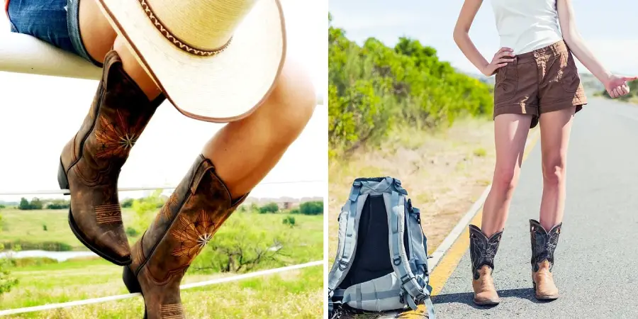 How to Wear Cowboy Boots With Shorts