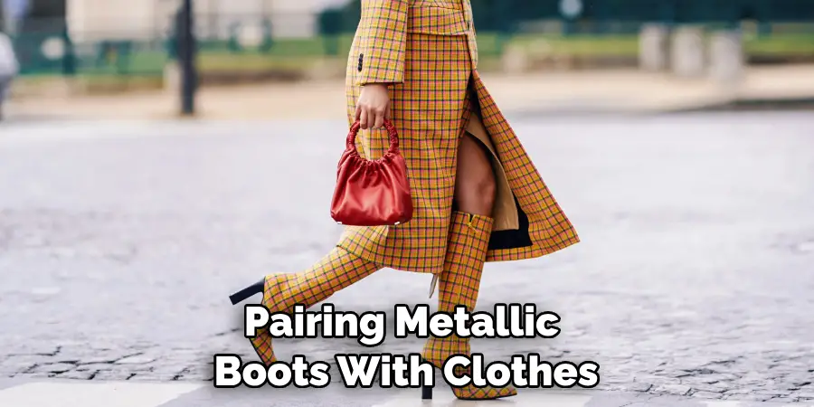Pairing Metallic Boots With Clothes