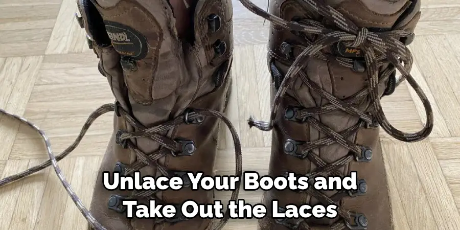 Unlace Your Boots and Take Out the Laces