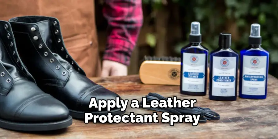Apply a Leather Protectant Spray
