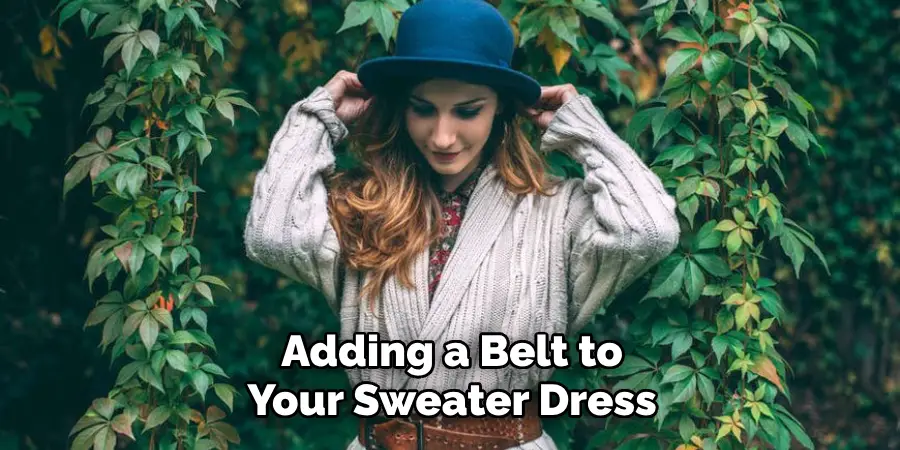 Adding a Belt to Your Sweater Dress