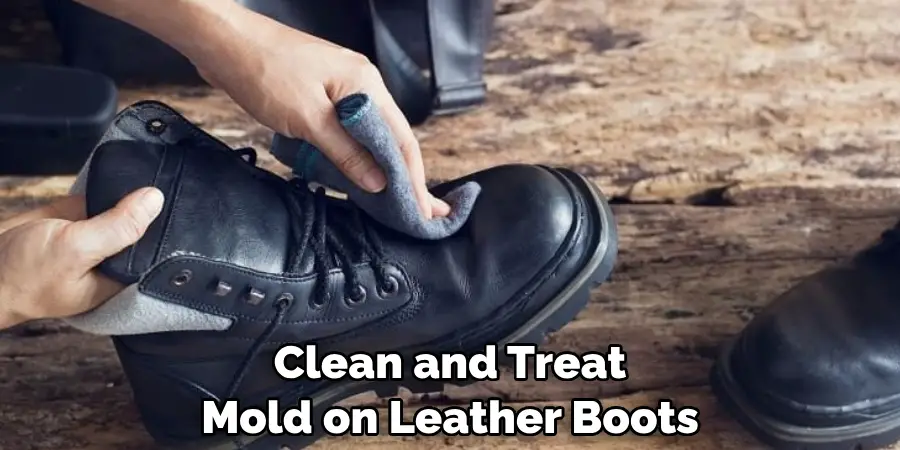 Clean and Treat Mold on Leather Boots