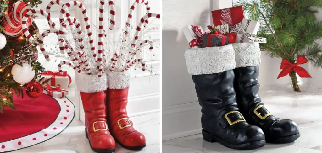 How to Decorate Santa Boots
