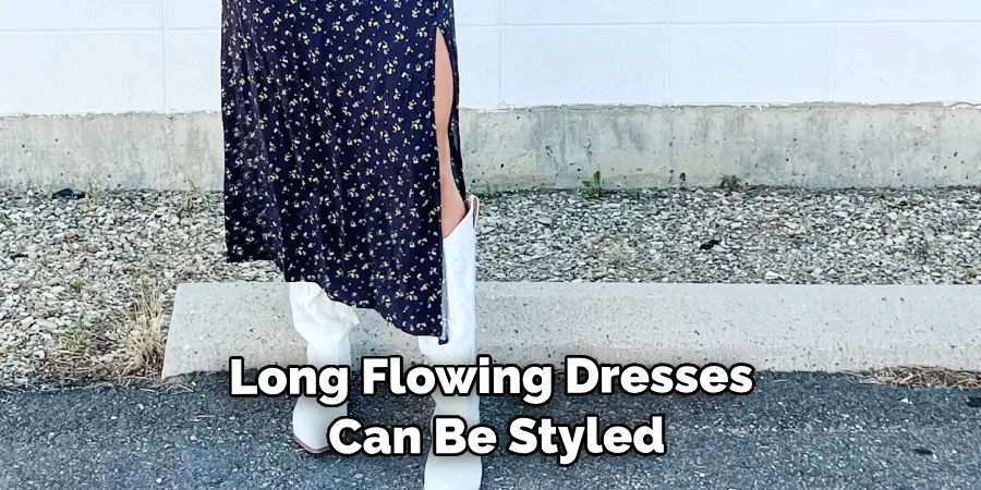 Long Flowing Dresses Can Also Be Styled