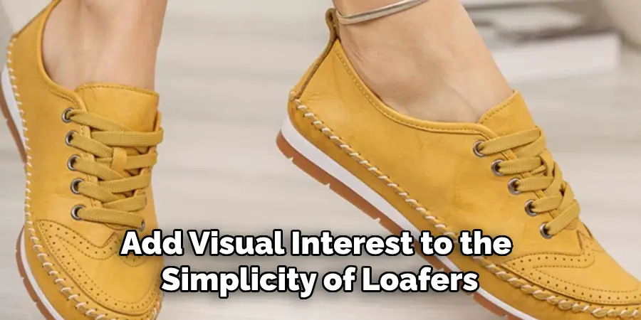 Add Visual Interest to the Simplicity of Loafers