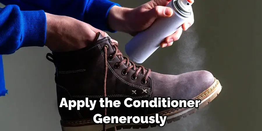 Apply the Conditioner Generously