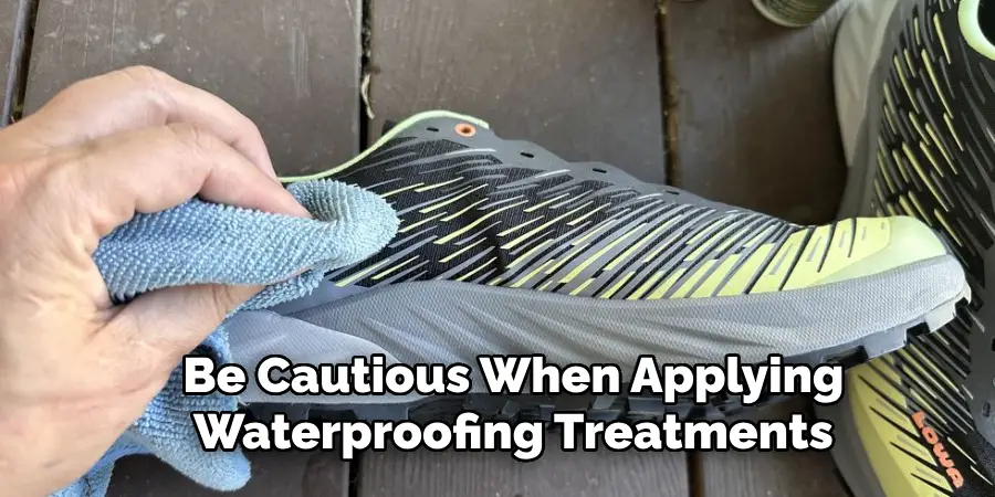 Be Cautious When Applying Waterproofing Treatments 