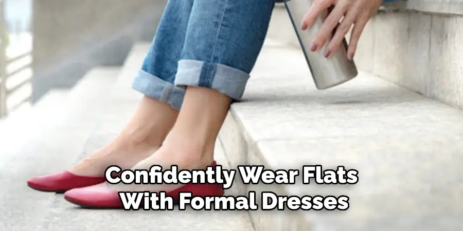 Confidently Wear Flats With Formal Dresses