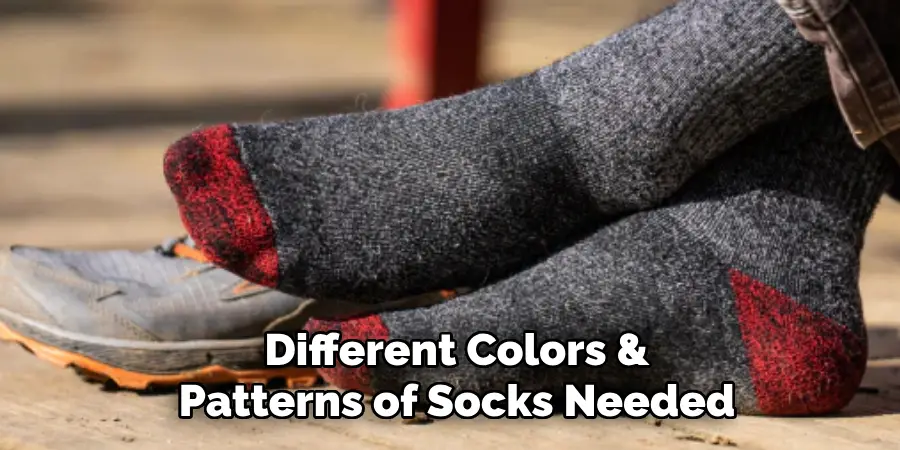 Different Colors & Patterns of Socks Needed