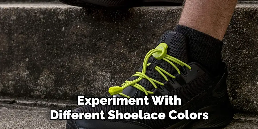 Experimenting With Different Shoelace Colors