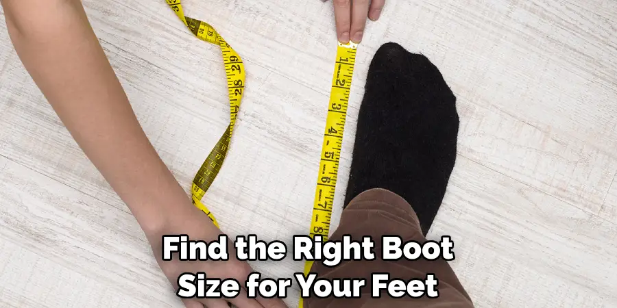 Find the Right Boot Size for Your Feet